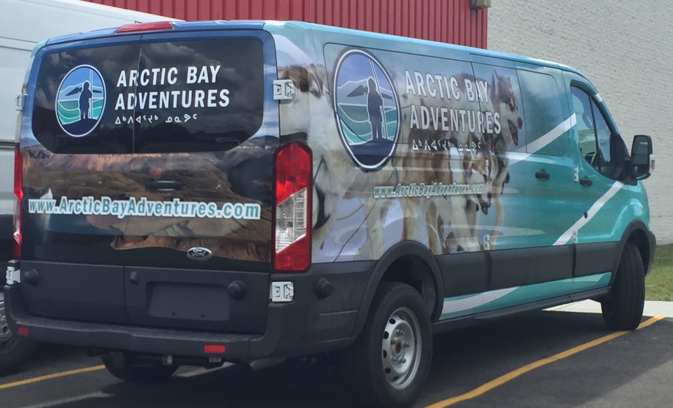 Arctic Bay Adventures Van Wrap Nunavut_1