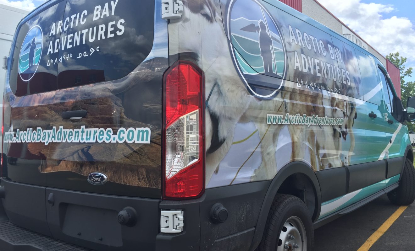Arctic Bay Adventures Van Wrap nunavut_3