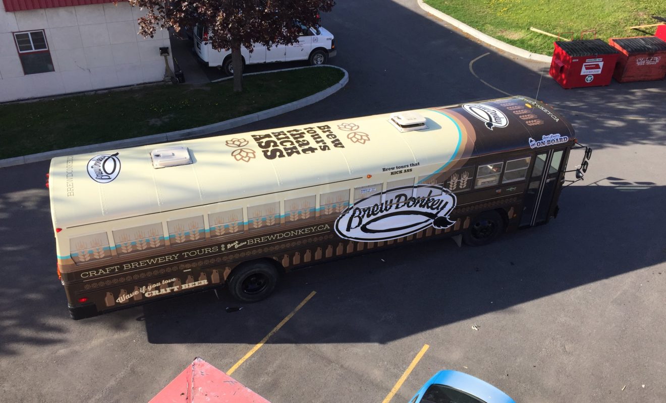 BREW DONKEY BUS WRAP 5