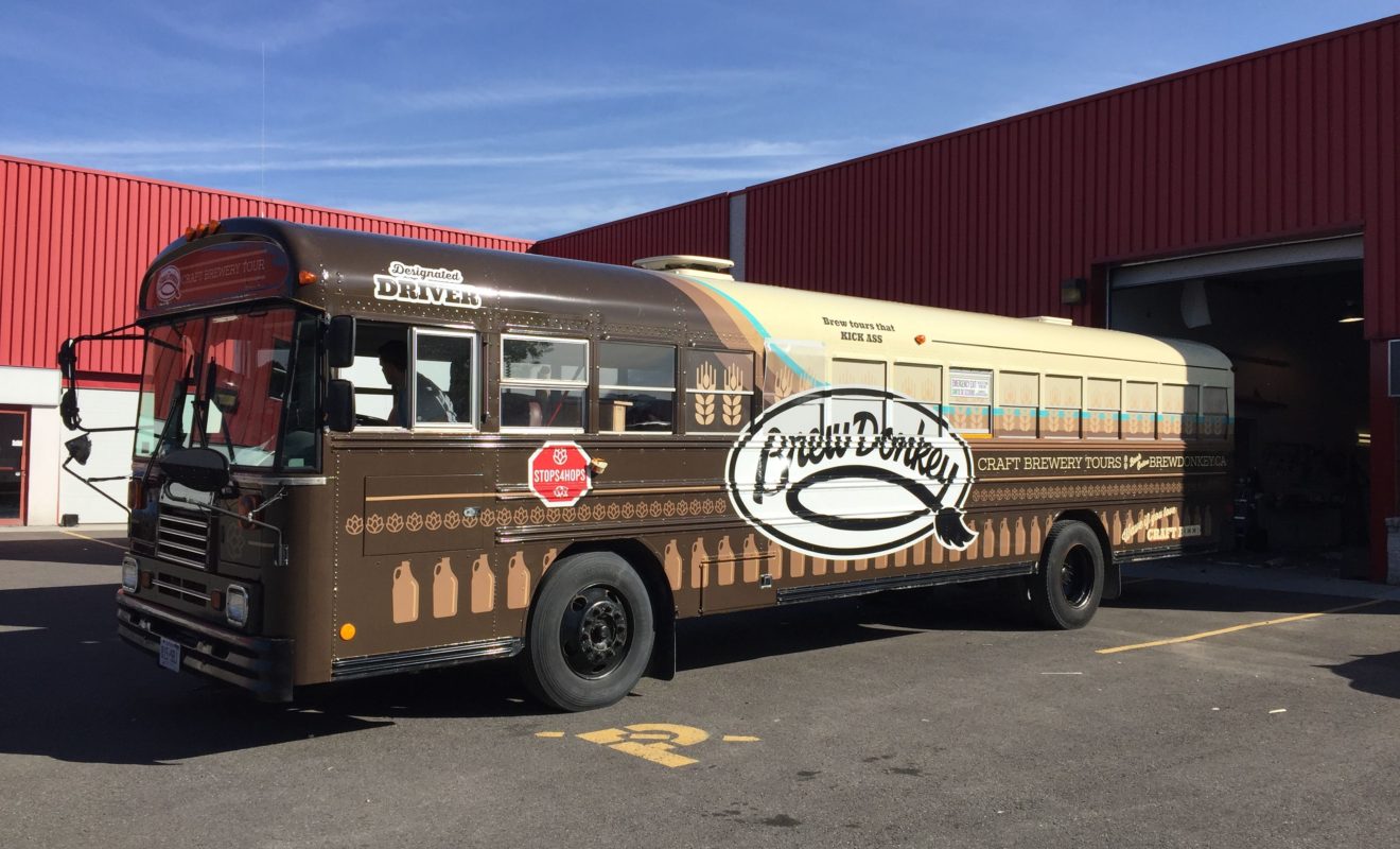 BREW DONKEY BUS WRAP 6