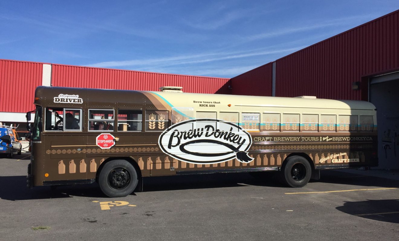 BREW DONKEY BUS WRAP 7