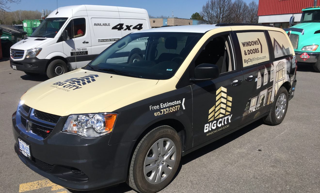 Big City Windows and doors caravan wrap 4