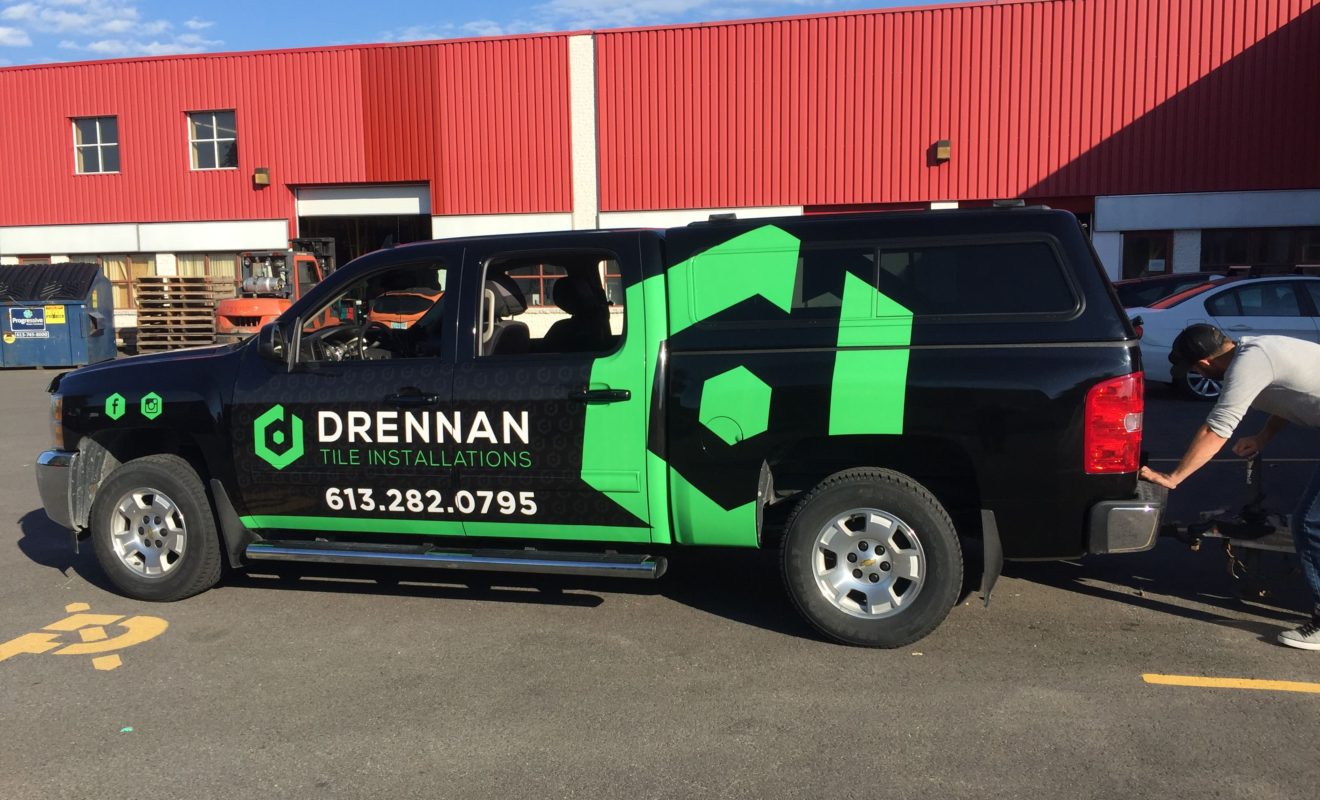 DRENNAN TILE TRUCK AND TRAILER