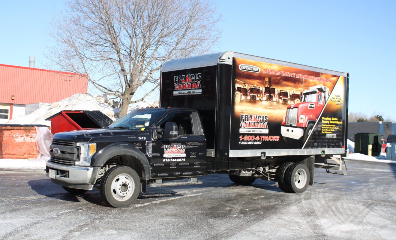 FRANCIS TRUCK CUBE VAN WRAP 2