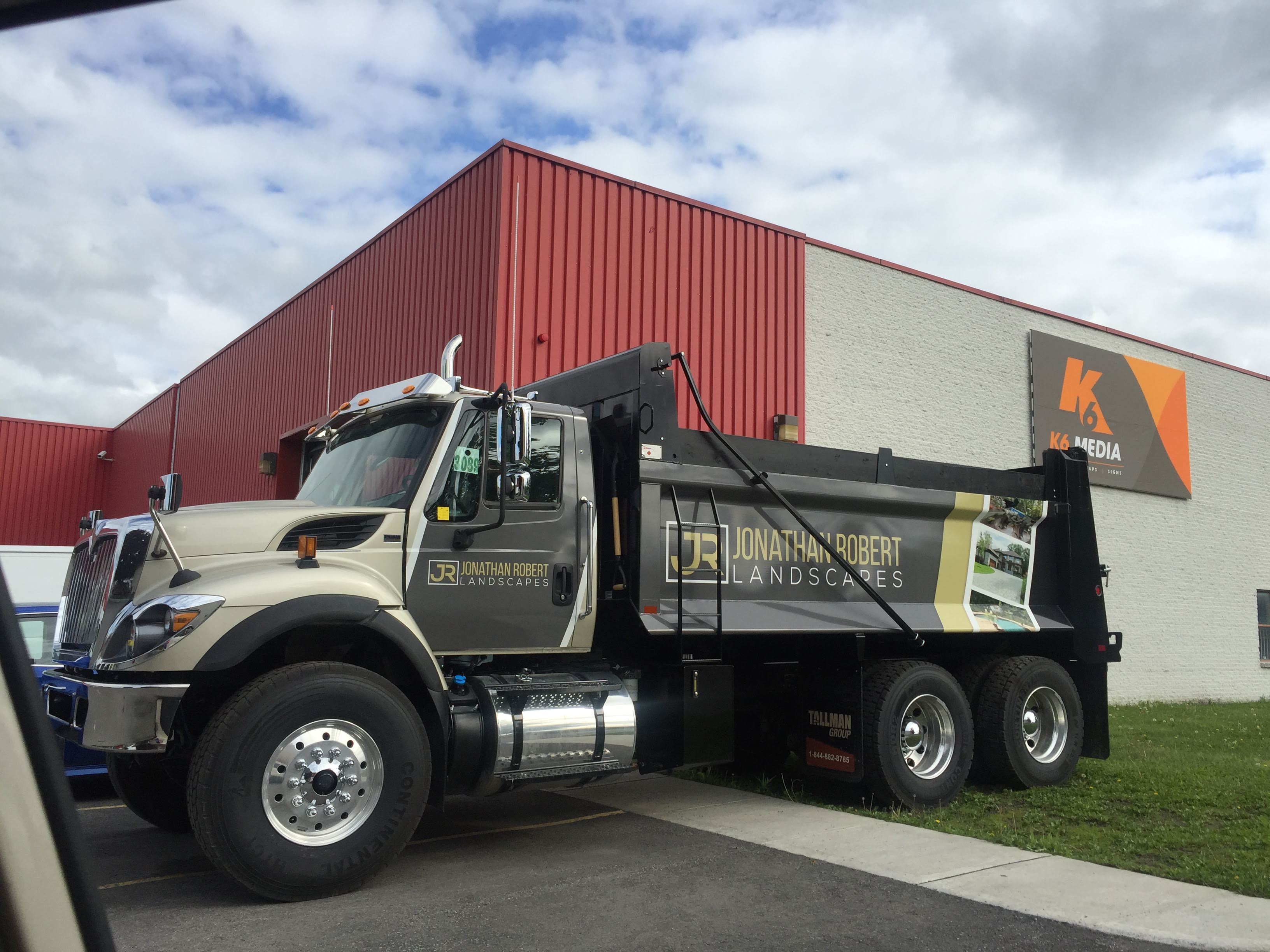 Jonathan Landscapes Dump Truck Wrap - K6 Media