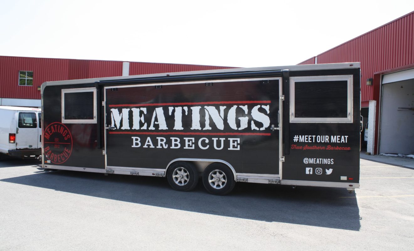 MEATINGS BBQ TRAILER WRAP 3