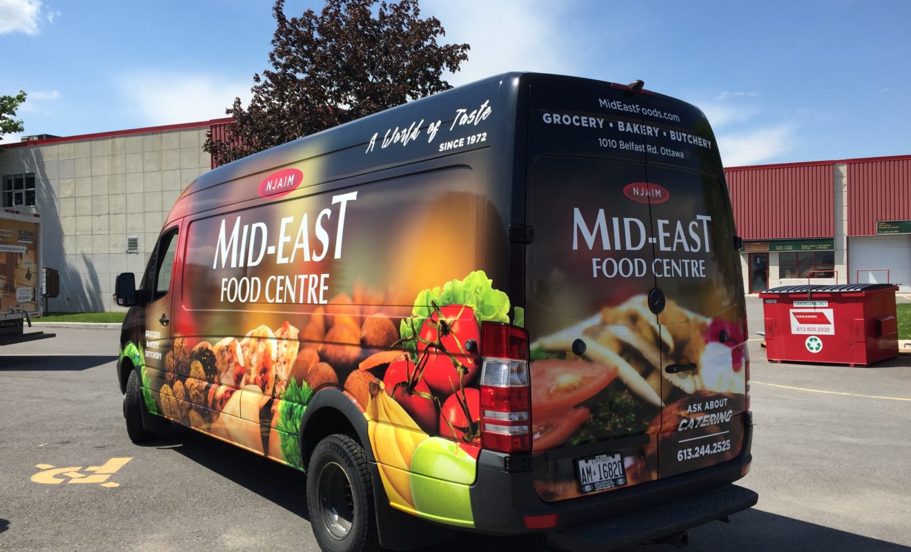 Mid-East Food Centre Mercedez Sprinter Wrap 1