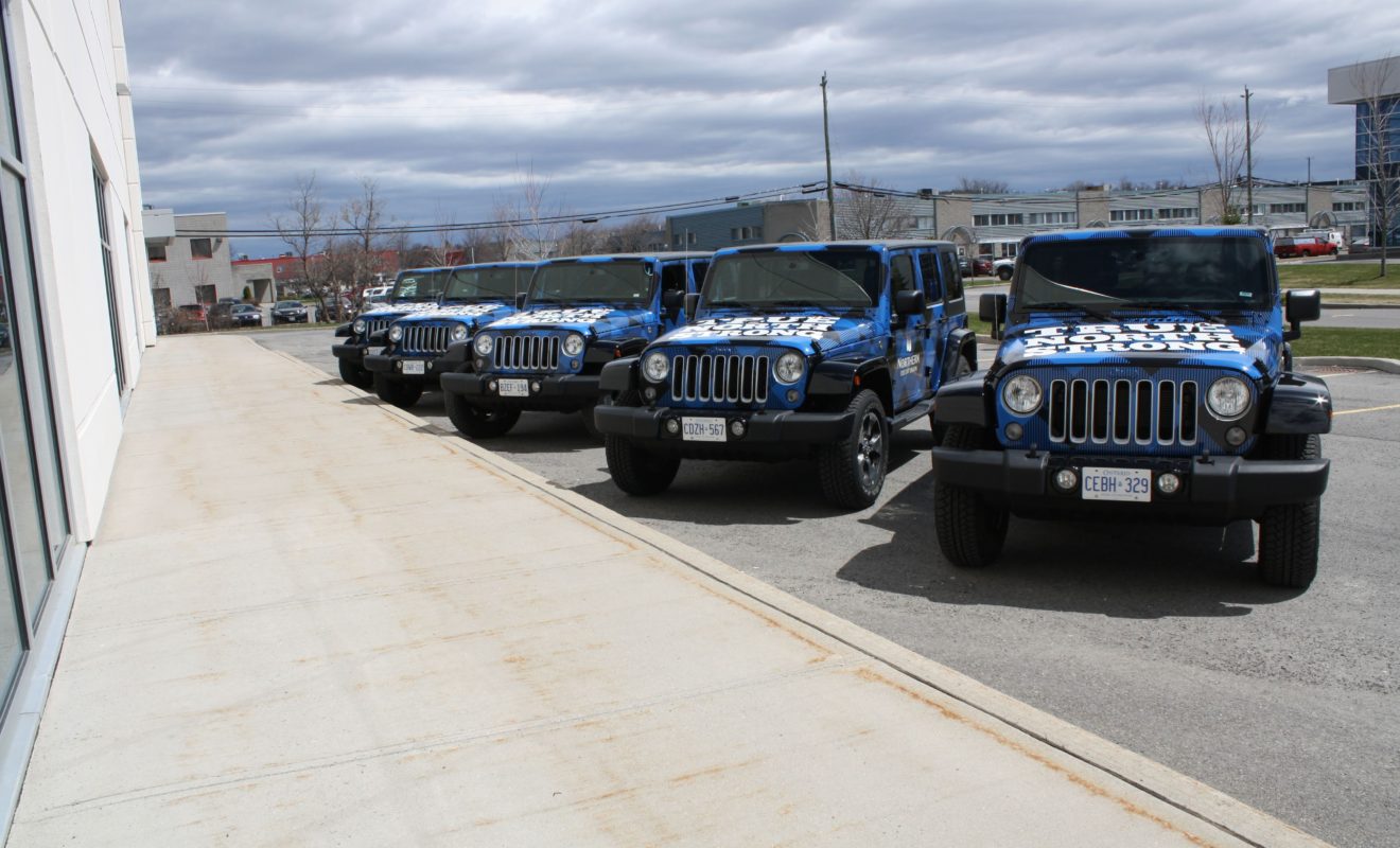 NORTHERN CREDIT UNION JEEP FLEET WRAP