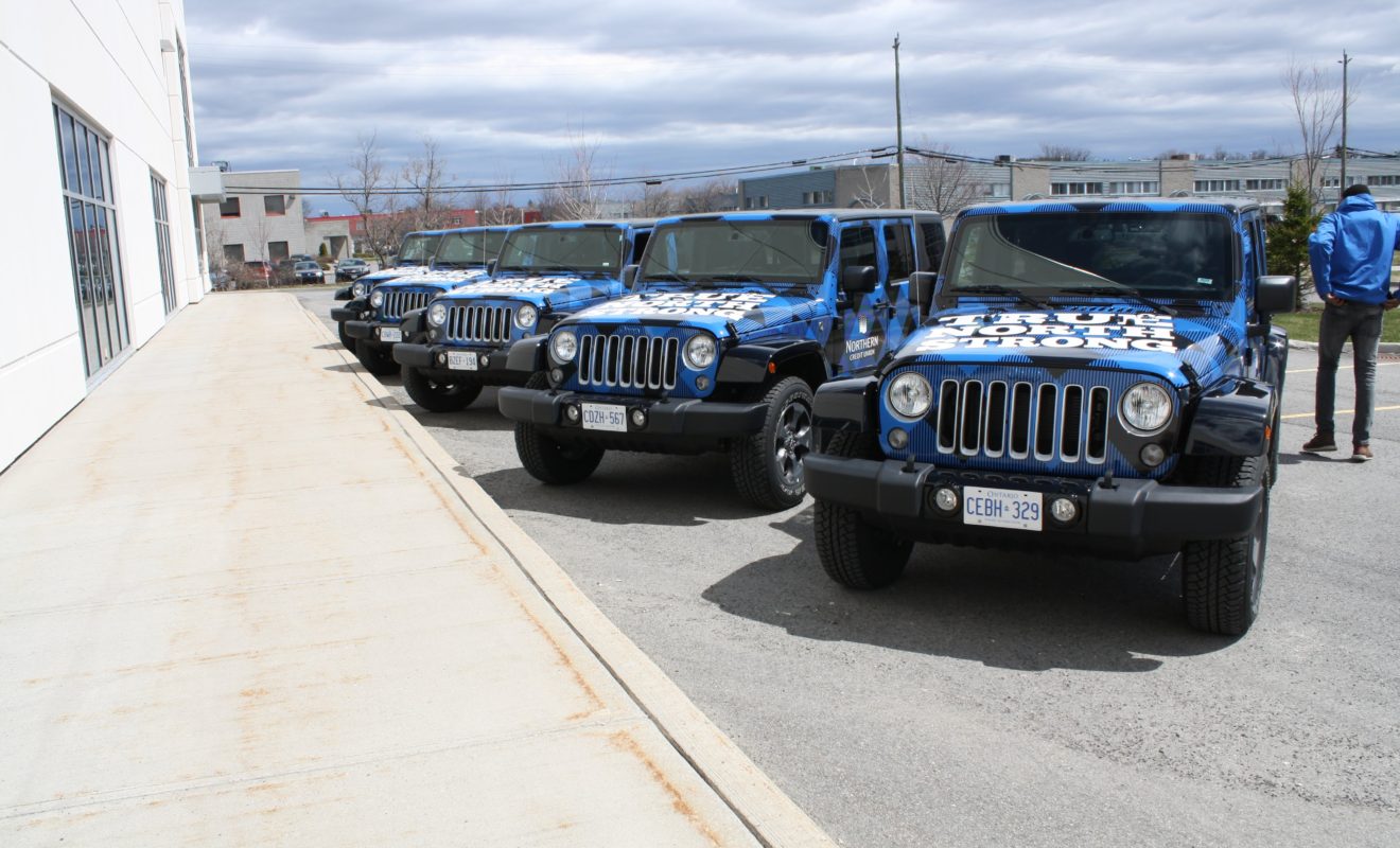 NORTHERN CREDIT UNION JEEP FLEET WRAP 3