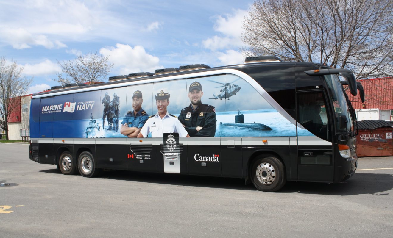 ROYAL CANADIAN NAVY BUS WRAP 6