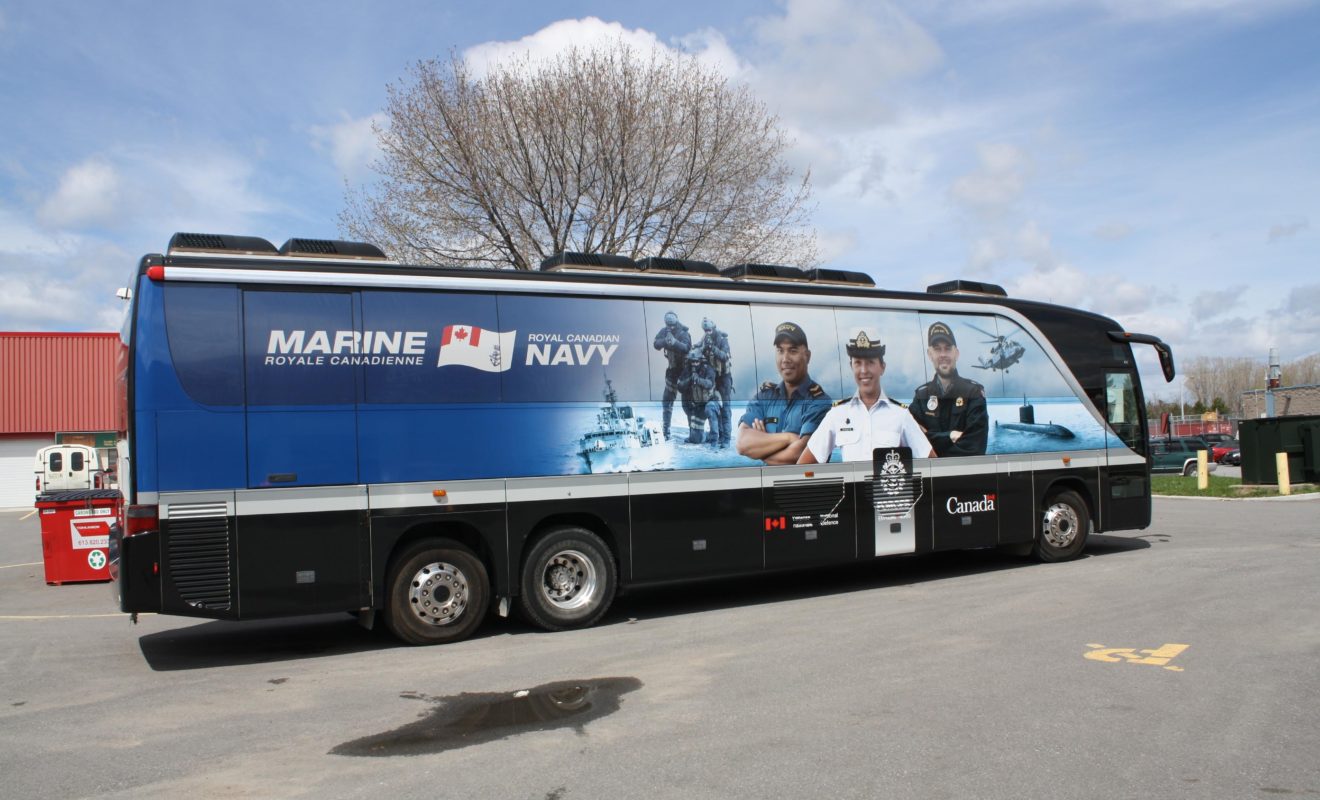 ROYAL CANADIAN NAVY BUS WRAP 7