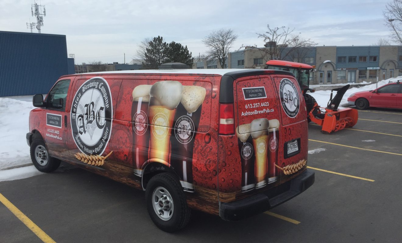 ashton brewing company van wrap 2