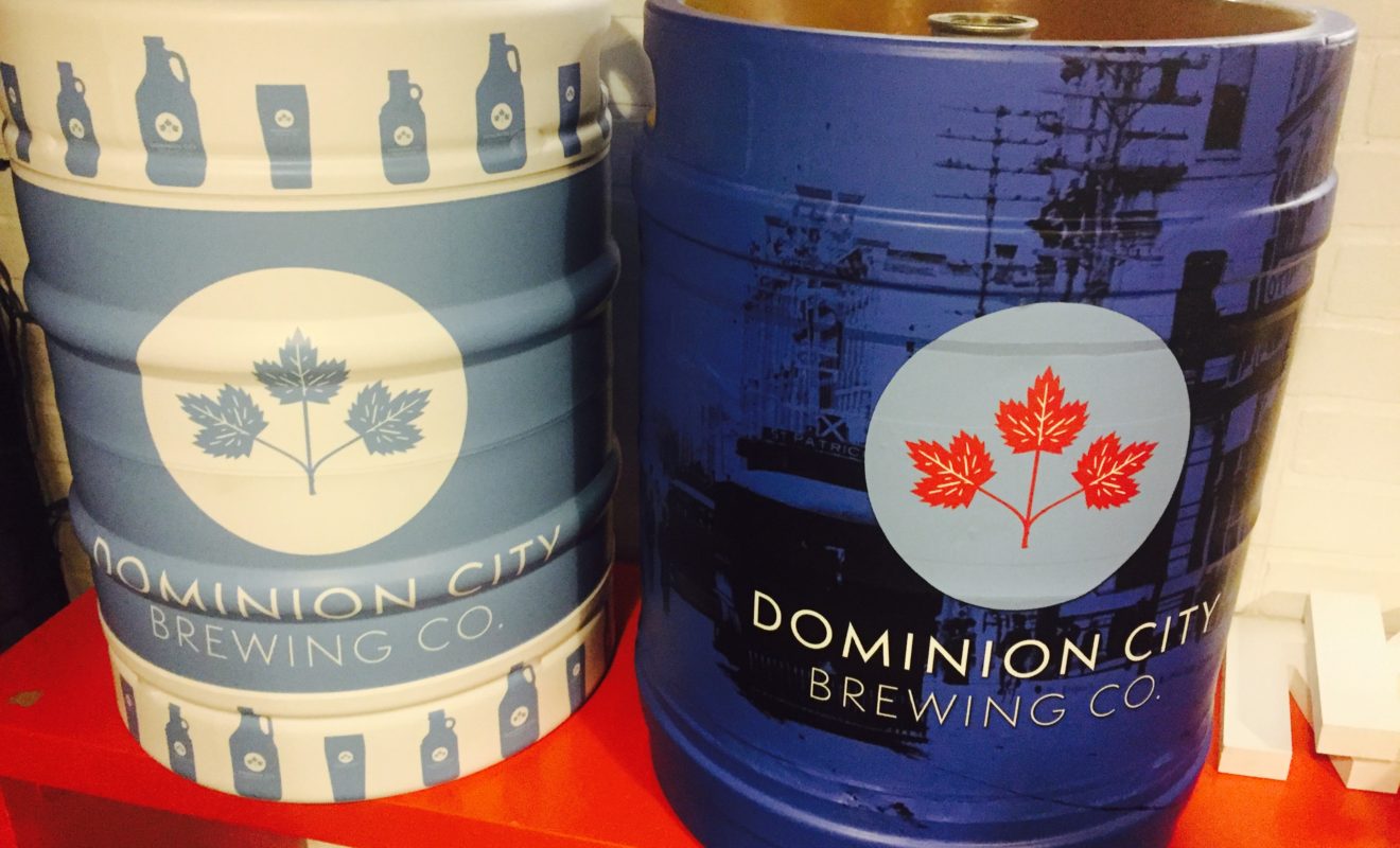 beer keg wraps dominion city