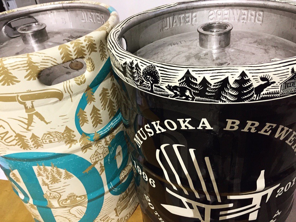 beer keg wraps muskoka