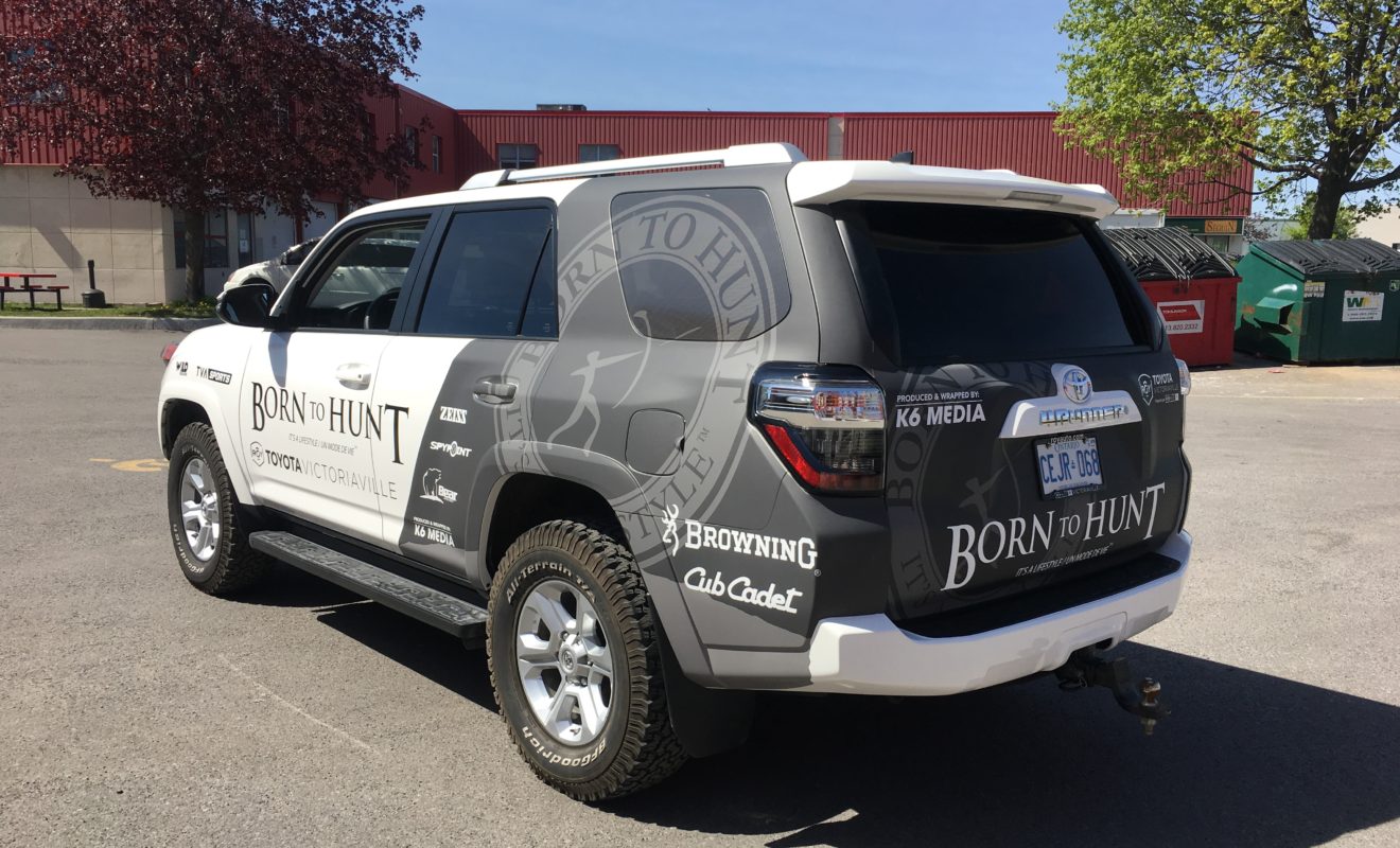 born to hunt 4runner truck wrap 2