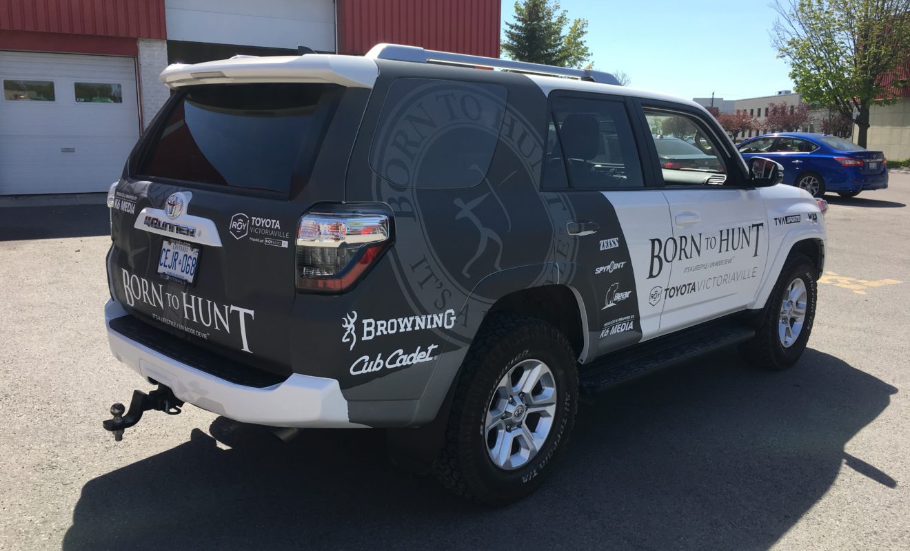born to hunt 4runner truck wrap 3