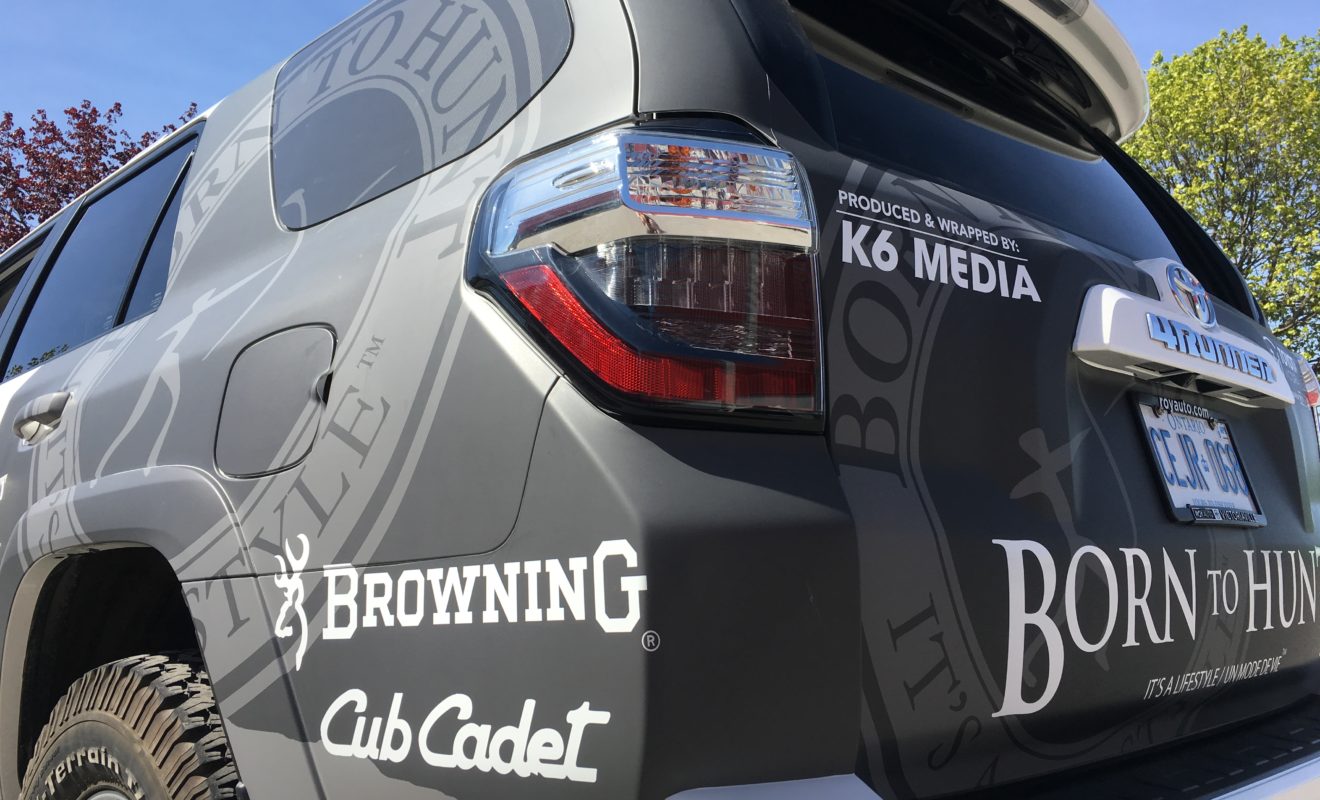 born to hunt 4runner truck wrap 4