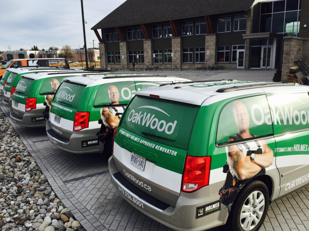 oakwood dodge caravan fleet wrap K6 Media