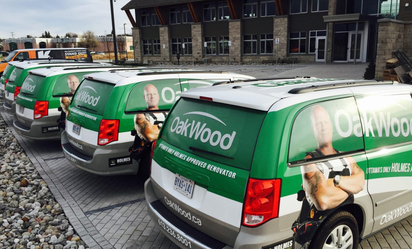 oakwood dodge caravan fleet wrap 2