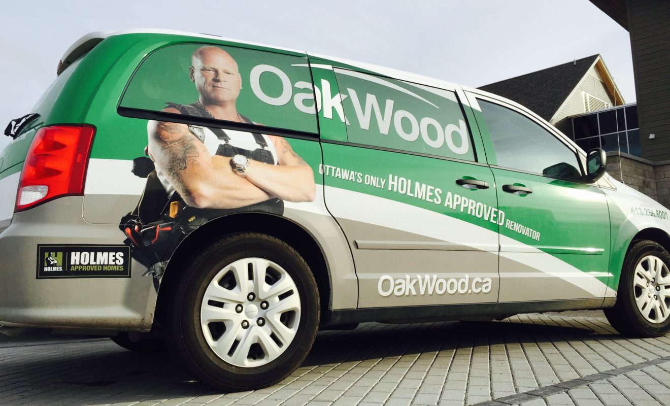 oakwood dodge caravan fleet wrap 5