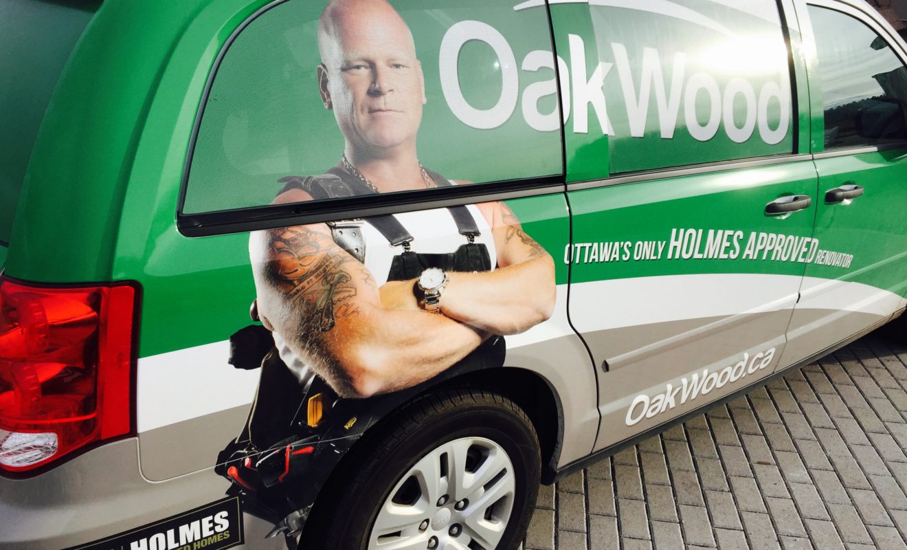 oakwood dodge caravan fleet wrap 6