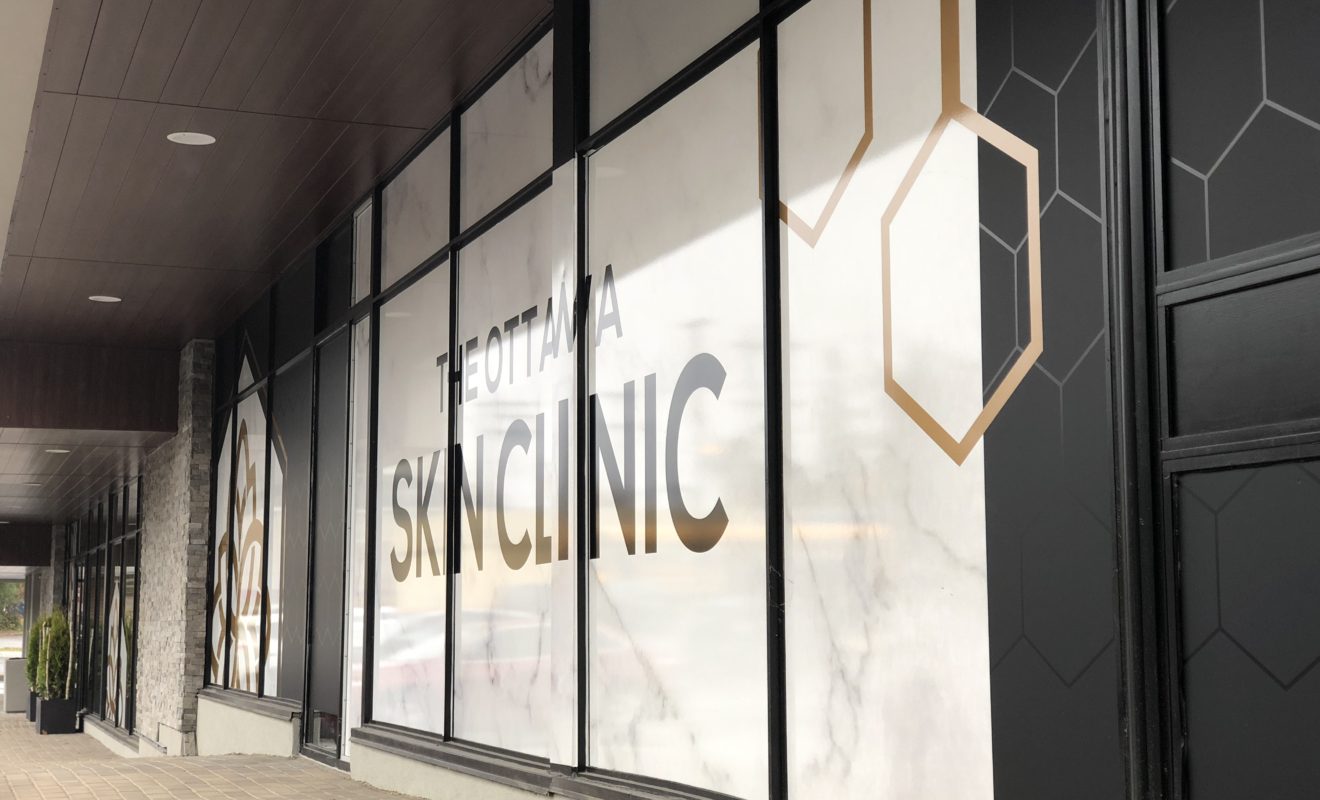 ottawa skin care clinic window graphics7