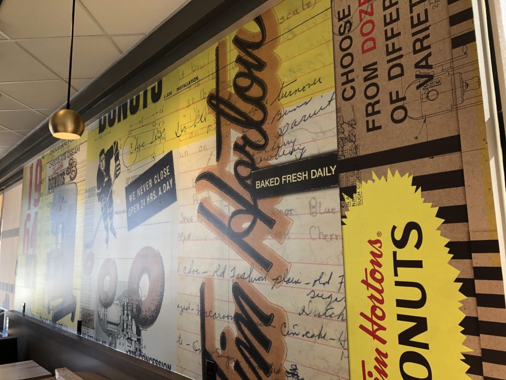 Tim Hortons Retail Wall Graphics - K6 Media