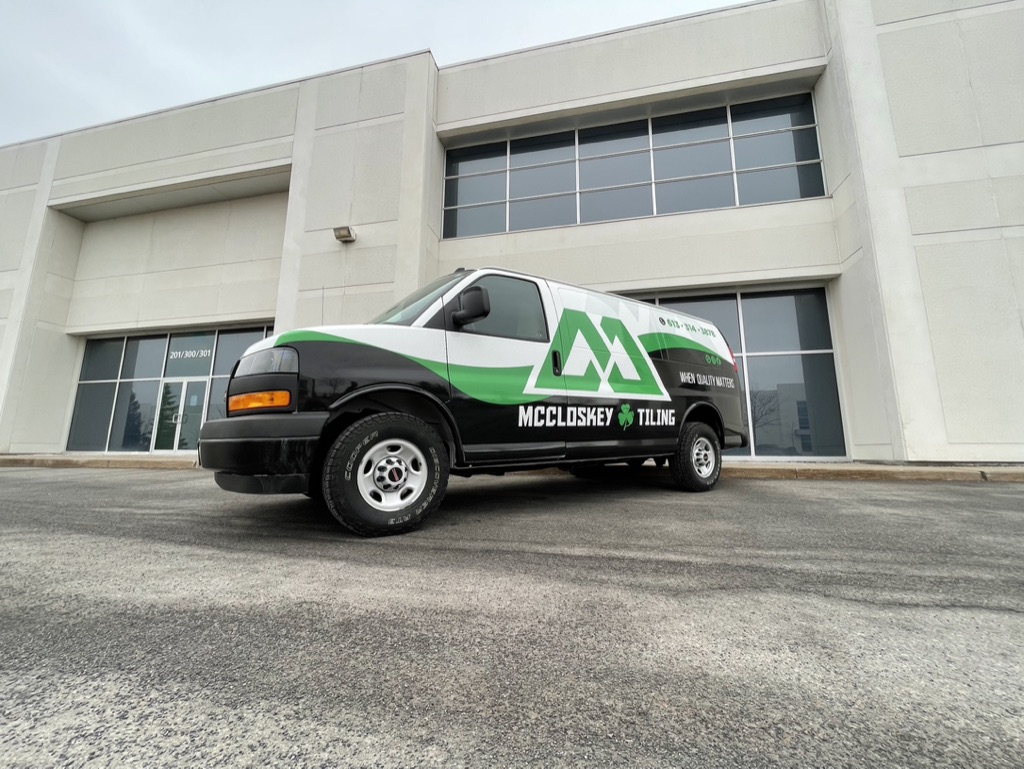 McCloskey Tiling Van Wrap  | K6Media
