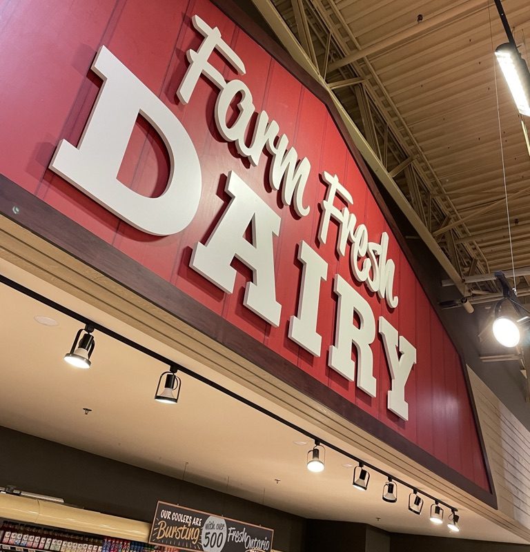 Signage for Grocery Store